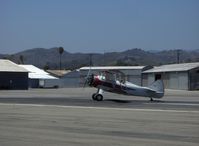 N32135 @ SZP - 1941 Waco UPF-7, Continental W670 220 Hp, taxi on to Rwy 22 - by Doug Robertson