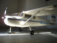 N5614E @ 27K - in the hanger - by Dan Stiles