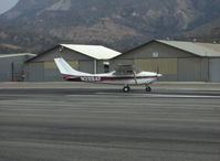 N2684F @ SZP - 1965 Cessna 182J SKYLANE, Continental O-470-S 230 Hp, takeoff roll Rwy 22 - by Doug Robertson