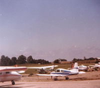 N321WS @ LHQ - Dad's AA5A the day of the Lancaster tornado (see my Airport photos of Ohio). She was spared