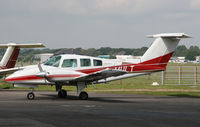 G-MULT @ EGHH - Beech 76 Duchess - by Les Rickman