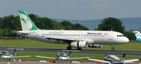 EP-MHJ @ EGCC - IRANIAN A320 - by mike bickley