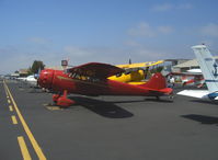 N195H @ SZP - 1948 Cessna 195 BUSINESSLINER, Jacobs R755-A2 radial 300 Hp - by Doug Robertson