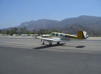 N8921U @ SZP - 1965 Beech S35 BONANZA, Continental IO-520-B 285 Hp, taxi - by Doug Robertson