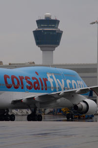 F-HLOV @ ATH - Corsair Boeing 747-400