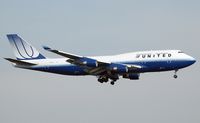 N122UA @ FRA - Boeing 747-422 on final at fra - by Volker Hilpert