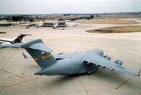 97-0044 @ CID - C-17A beginning to taxi to taxiway D by Rockwell-Collins - by Glenn E. Chatfield