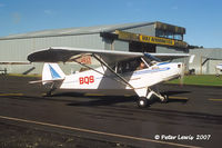 ZK-BQS @ NZAR - did my tailwheel rating on this Cub - by Peter Lewis