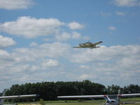 N8392Y @ I95 - Kenton, OH breakfast fly-in.  Heading out. - by Bob Simmermon