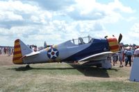 N30CE @ OSH - SNJ-4 27560 was converted to look like a P-64.  Ex-N30CE It is now in Thailand. - by Glenn E. Chatfield