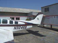 N3246B @ SZP - 1995 Beech 58 BARON, two Continental IO-550-Cs 285 Hp each, cruise 230 mph @ 7,000 ft, N data - by Doug Robertson