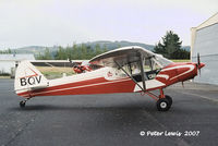 ZK-BQV @ NZAR - Tail Dragger Classics PA18A - by Peter Lewis