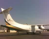 N407FJ @ RWI - Picking up at Rocky Mount, NC.