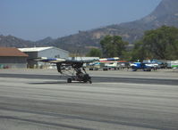 UNKNOWN @ SZP - Ultralight landing roll Rwy 22 - by Doug Robertson