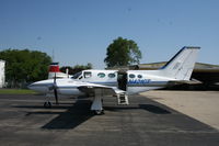N421GT @ KRFD - Cessna 421C - by Mark Pasqualino