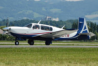 N316TN @ LOWS - taxiing in front of the famous castle of Salzburg