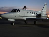 N465SP @ STL - On the Sabreliner ramp under the lights in St. Louis. - by jfavignano