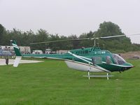 G-TCMM @ EGTB - Agusta Bell 206B at Booker - by Simon Palmer