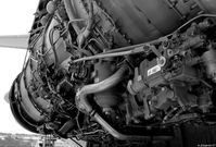 N357KP @ STL - during an engine swap, here is her #3 engine.