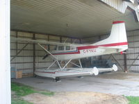 CF-YKU @ CNC4 - C-FYKU Cessna 185 floatplane at Guelph Air Park - by Pete Hughes