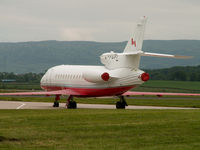 C-FGFI @ EGPF - Falcon 900/Glasgow - by Ian Woodcock