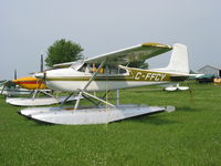 C-FFCY @ CNJ4 - C-FFCY Cessna 180 on  floats at Orillia - by Pete Hughes