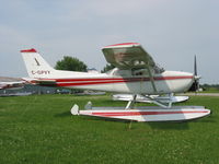 C-GPVY @ CNJ4 - C-GPVY Cessna 172 on  floats at Orillia - by Pete Hughes