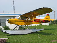C-FWEK @ CNJ4 - C-FWEK Super Cub on  floats at Orillia - by Pete Hughes