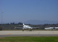 N379JG @ CMA - 1981 Swearingen SA-226-T(B) MERLIN IVA, two Airesearch TPE331 940 shp each, taxi turn - by Doug Robertson
