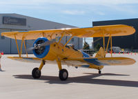 N735YP @ KAPA - 1942 Boeing B75N1 - by Bluedharma