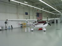 N22188 @ KIDP - In Cessna's delivery hangar at Independence, Kansas. 3 days later and we'll be in England. - by Brian Thompson