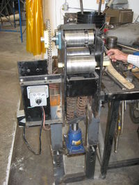 44-85813 @ I74 - Shop-built sheet metal forming tool. - by Bob Simmermon