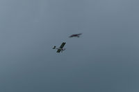 G-BYZY - close up of near miss with ufo (or ghost inverted spitfire???) - by ed fisher