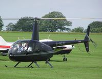 G-BZXY @ EGBK - Robinson R44 visiting Sywell