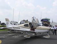 N244CD @ EGTB - Cirrus SR22 Generation 3 on show at Aero Expo 2007 - by Simon Palmer