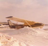 N2430U @ MRT - Y'all down south - don't complain!  Winter of 1976-77 at Marysville, OH.