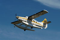 C-FRNO @ CYNJ - Harbour Air just took off - by Guy Pambrun