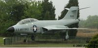 56-0246 @ LFI - If the serial is accurate, she's a Foxtrot model.  That makes her the trainer two-seat version - by Paul Perry