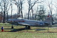 45-8357 - At Phillips Park in Aurora, IL.  Later replaced by an F-105.  That's my daughter on the left