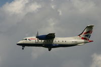 OY-NCE @ BRU - flight BA8251 is descending to rwy 25L