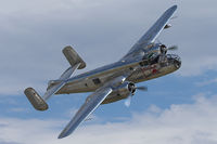 N6123C @ LOAU - B-25J of the Flying Bulls.