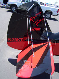 N28KT @ KFTG - Power Play Starboard Tail Detail - by Bluedharma