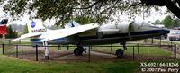 64-18266 @ LFI - Early XV-6A shrouded by a tree, just as her history is a bit shrouded