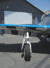 N51TK @ SZP - 1944 North American F-51D MUSTANG, Rolls-Royce V-1650-7 1,490 Hp. Gun ports and retractible main gear, Limited class - by Doug Robertson