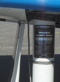 N51TK @ SZP - 1944 North American F-51D MUSTANG, Rolls-Royce V-1650-7 1,490 Hp. Hydraulic strut data, Limited class - by Doug Robertson