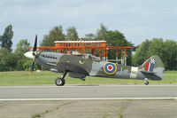 G-BUOS @ EBAW - Departing 16 th Antwerp Stampe Fly In. - by Robert Roggeman