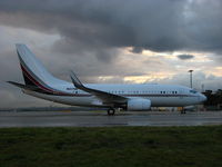 N127QS @ YSSY - Possibly being used by Guns'n'Roses Australian tour - by George Beotich