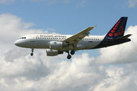 OO-SSG @ BRU - descending to rwy 25L