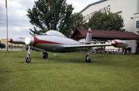 51-791 @ SGH - F-84G on display at the Air National Guard Armory