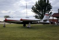 51-791 @ SGH - F-84G on display at the Air National Guard Armory